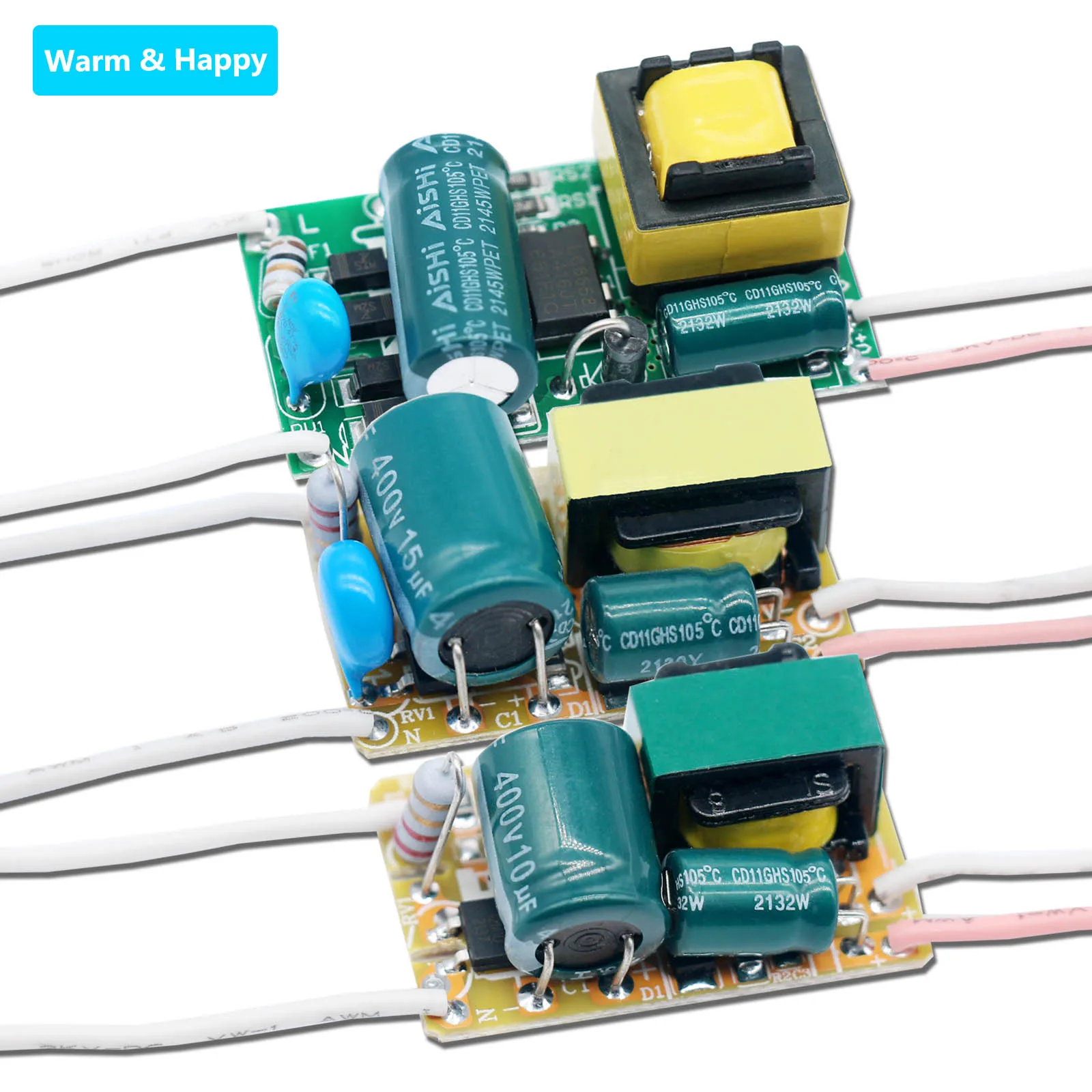 LED Driver 8W 18W 25W 36W 50W 300mA 250mA LED Non-Isolated Constant Current Transformer AC to DC Converter Power Unit Device