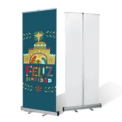 Wholesale Factory Supply 85*200cm Deluxe Retractable Banner Roll Up Banner Stand for Promotion and Advertising