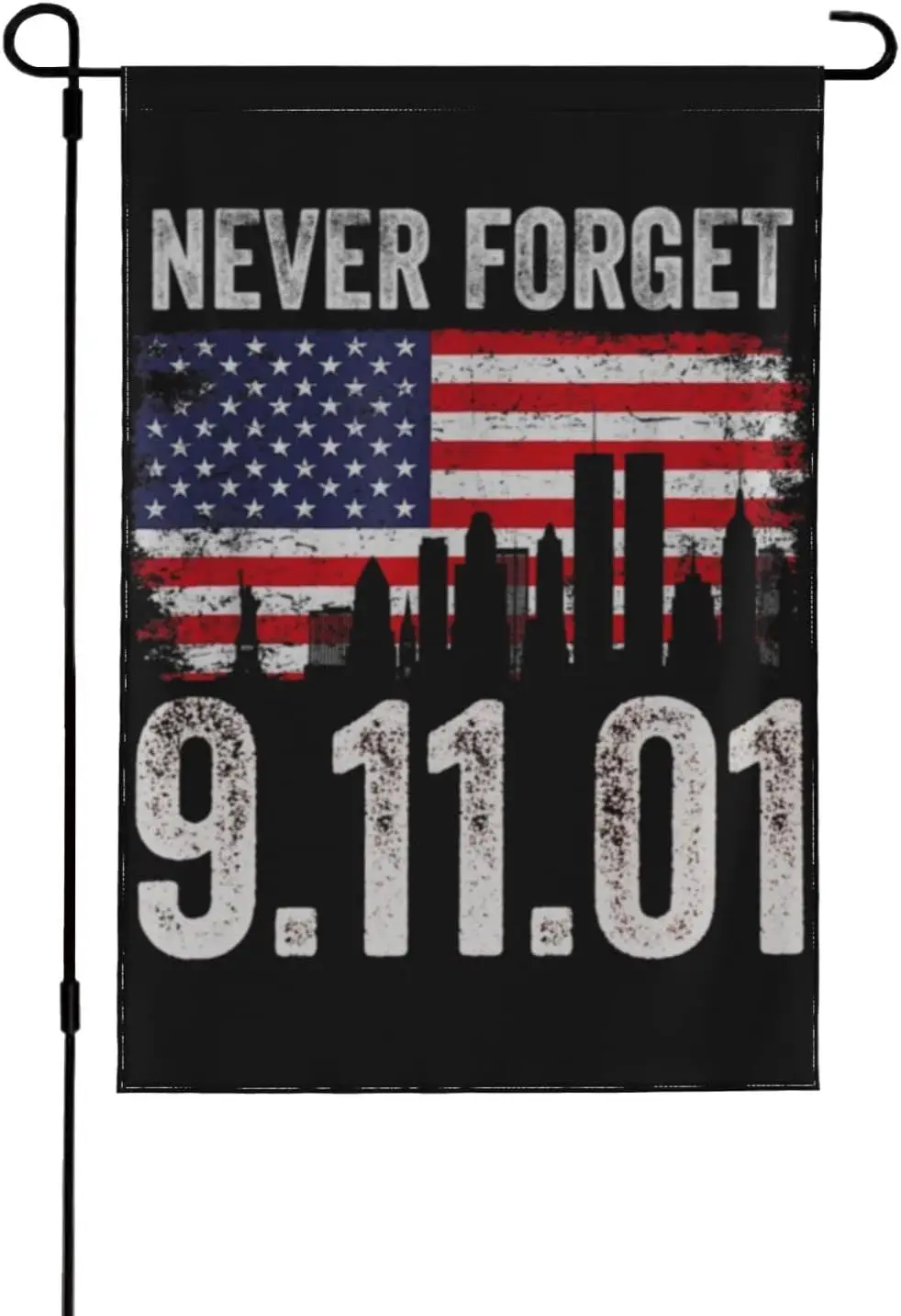 12X18 In American Never Forget 911 Garden Flag Double Sided We Will Never Forget 9/11 Yard Flag 9 11 Memorial House Flag Sep Kza