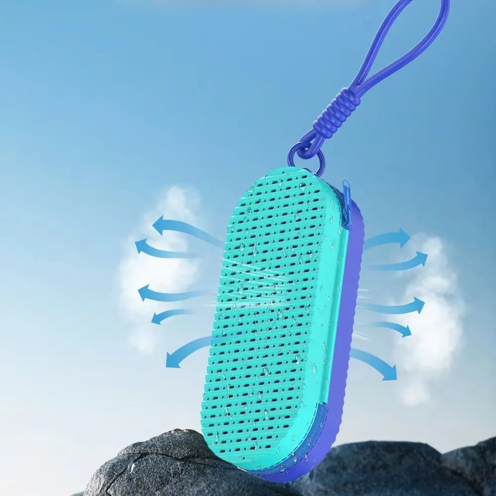 

Силиконовый чехол для очков для плавания, портативная мягкая защитная коробка для очков с ручкой, сливное отверстие, коробка для хранения очков