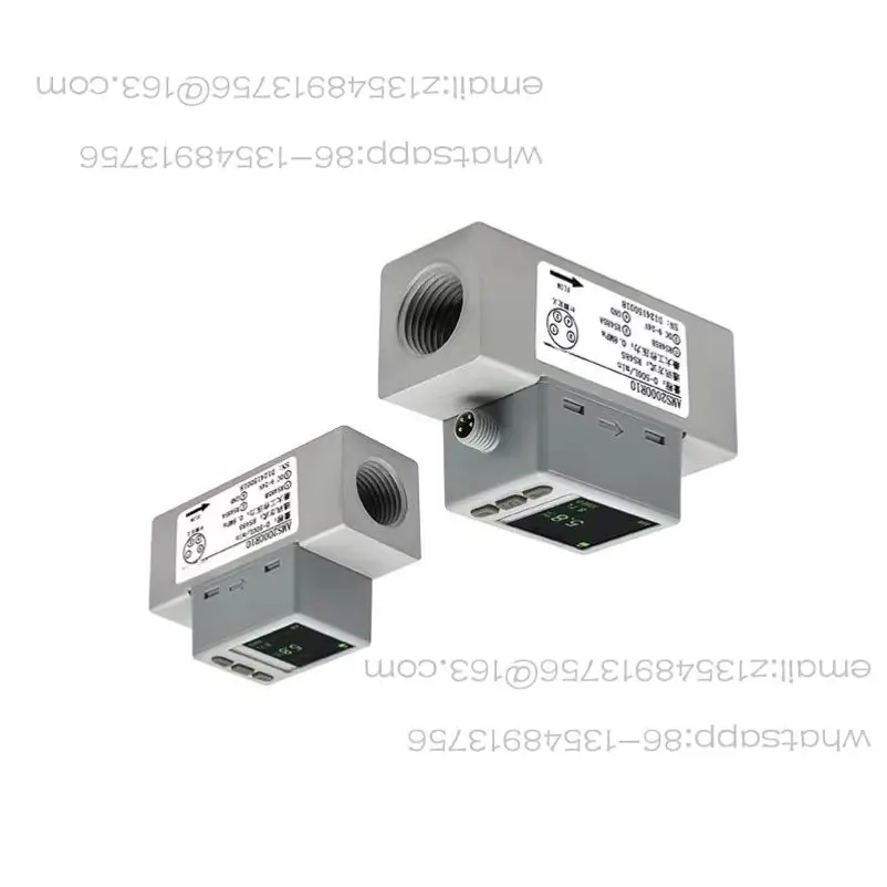 MEMS Intelligent Digital Display Large Range Thermal Gas Mass Flowmeter Oxygen Air AMS2000