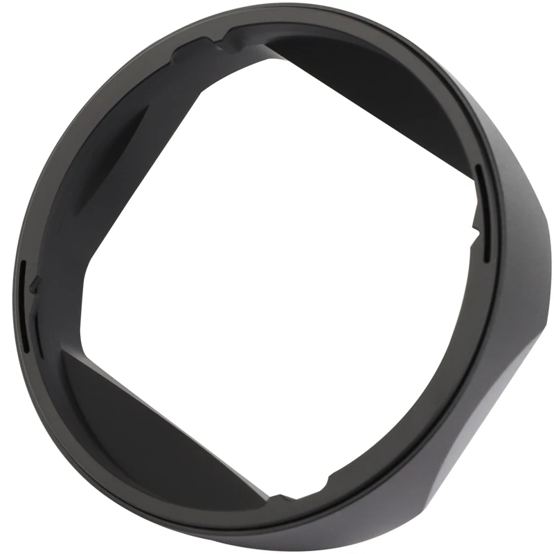 Haoge LH-X56II 렌즈 후드 금속 사각형 총검, 후지필름 XF56mm F1.2 R WR 렌즈, 후지 XF 56mm F1.2 마크 II 렌즈 후드, 캡 포함