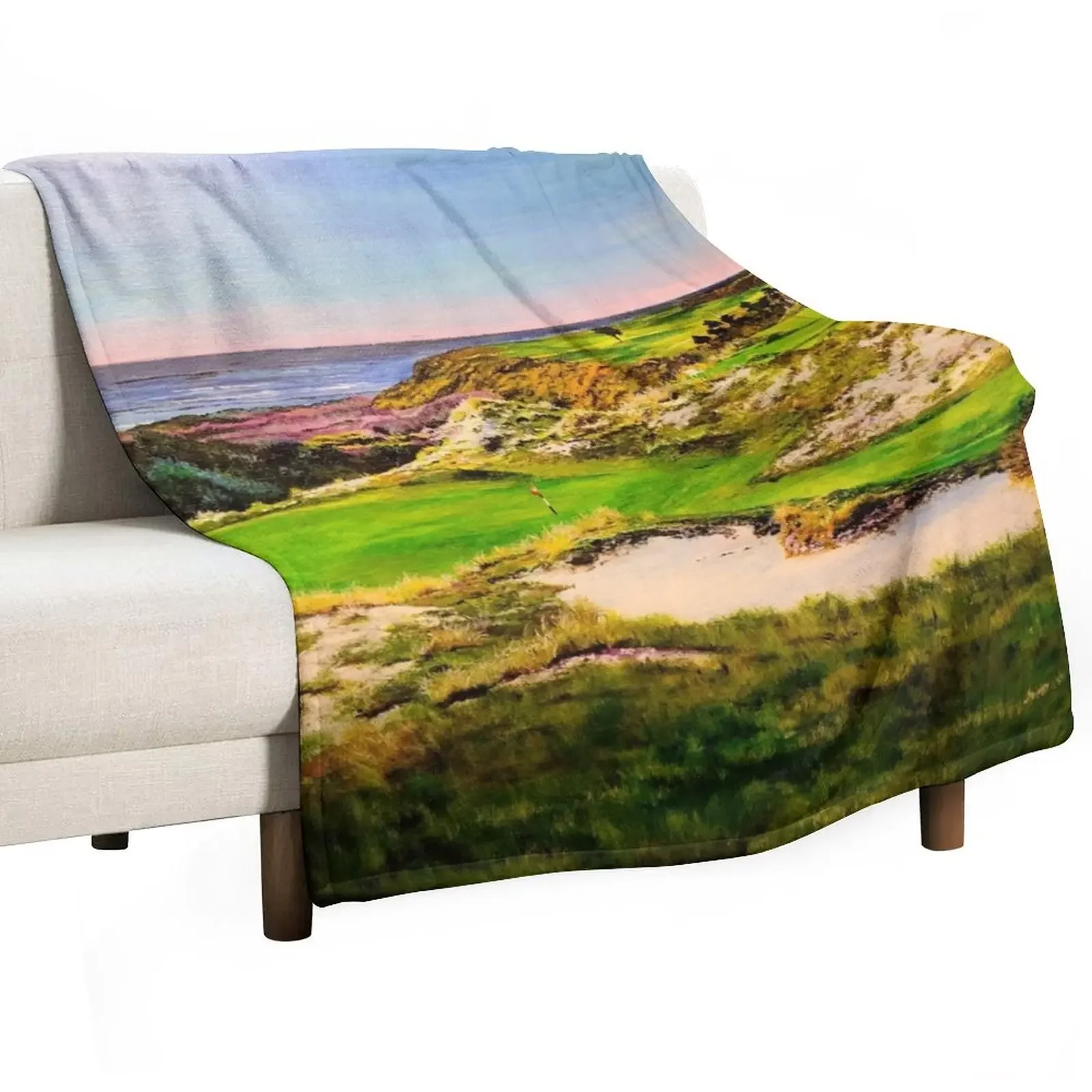 

Bandon Dunes Throw Blanket christmas decoration Furry blankets and throws Blankets