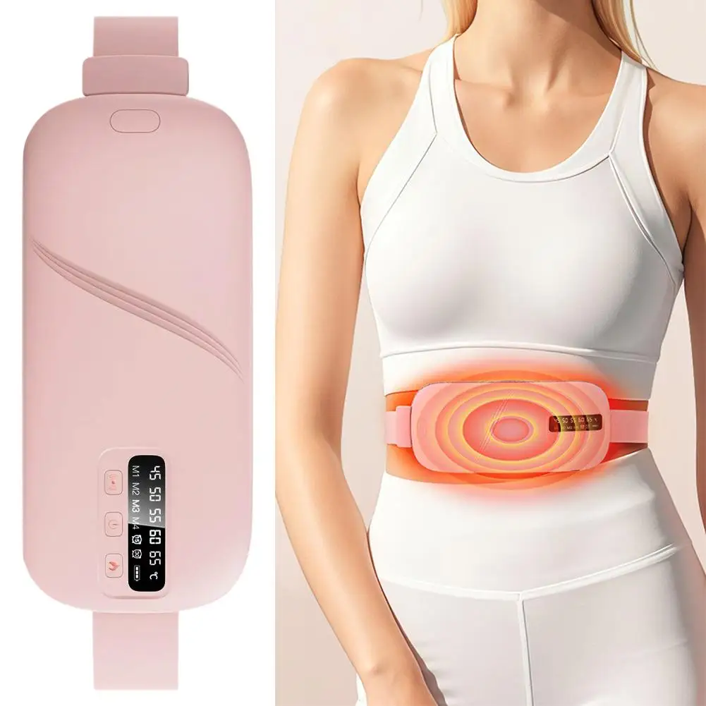 

USB Charging Uterus Warming Belt Electric Heating Pad For Women Period Care Hot Compress Abdominal Massager Waist Warmer Be K2R4