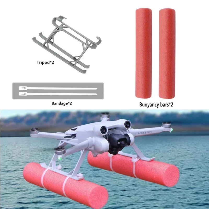 For DJI Mini 3/4 PRO/Mini3 Floating Landing Gear Landing Takeoff Buoyancy Stands Drone Accessories