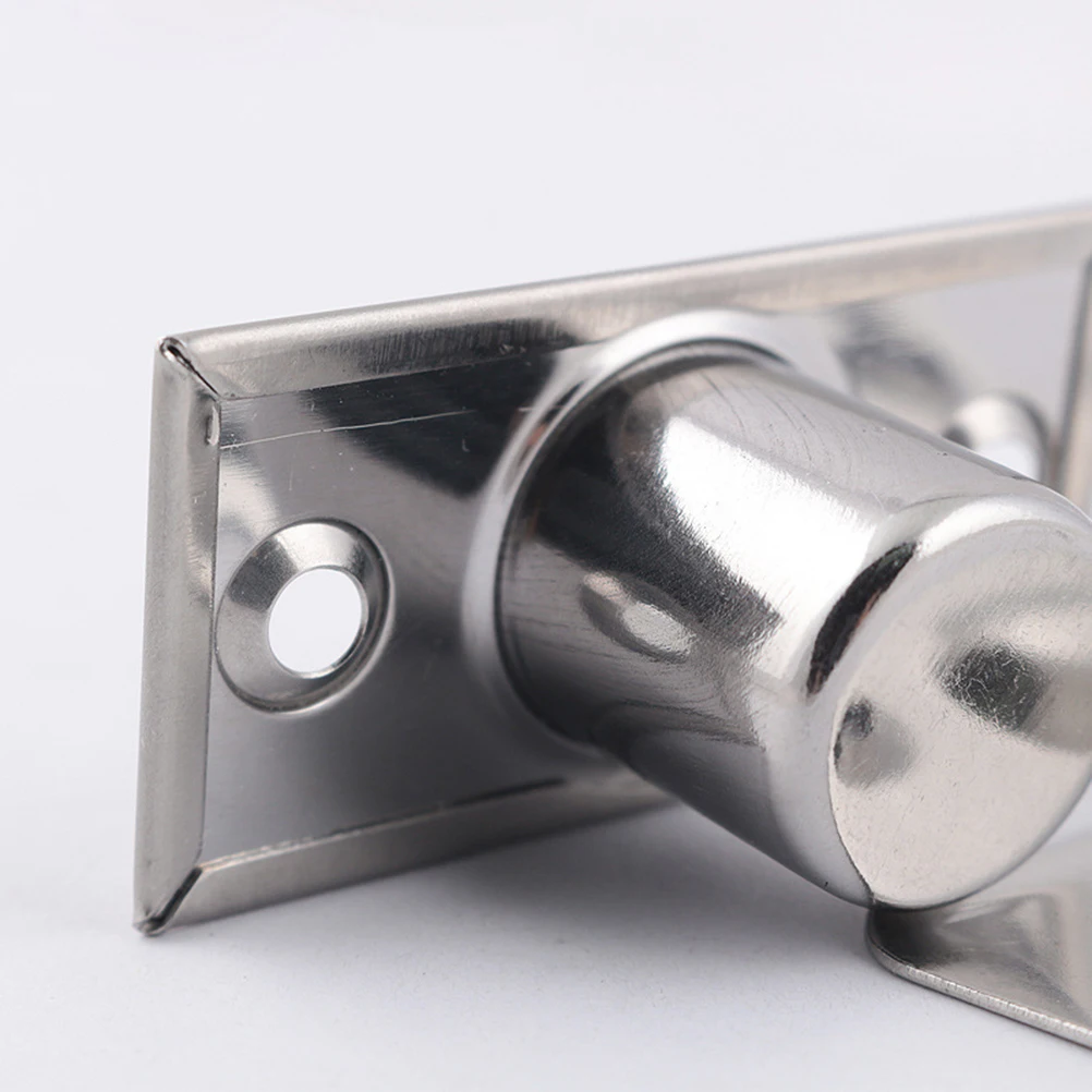 

2 pcs Stainless Steel Ball Catch Adjustable Door Hardware Closet Closure Silver Cabinet Stopper Wardrobe Closer