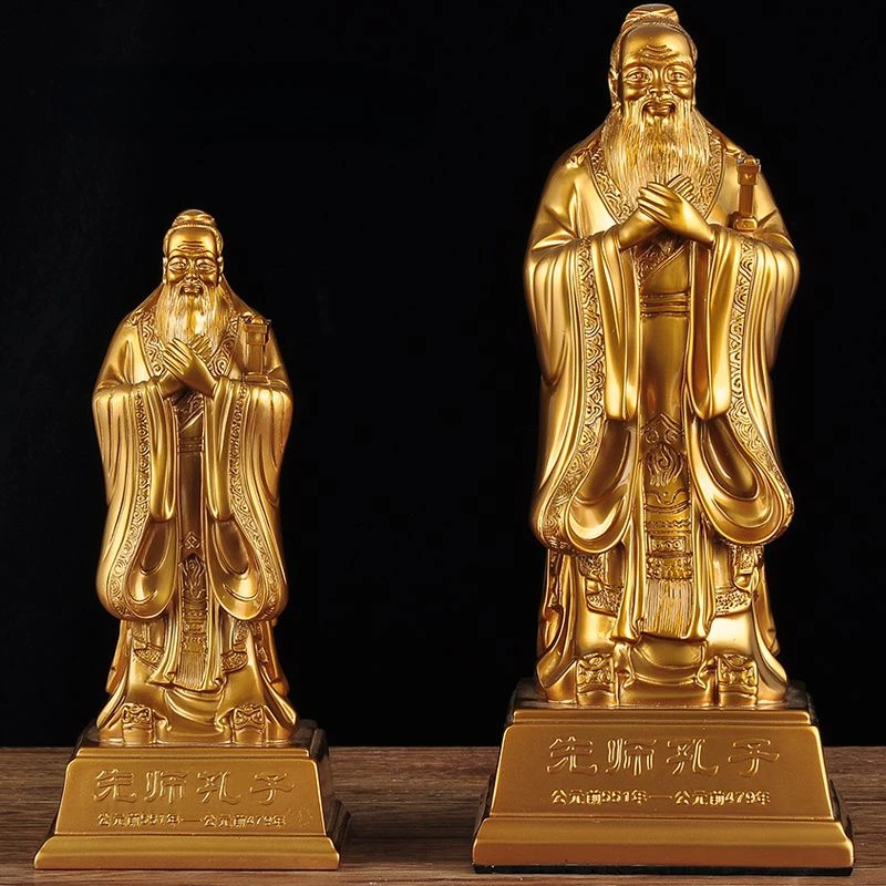 Chinese Style Ancestor Confucius Decorative Gifts To Teachers Confucius Statue Buddha Statue Confucius Study Confucius Crafts