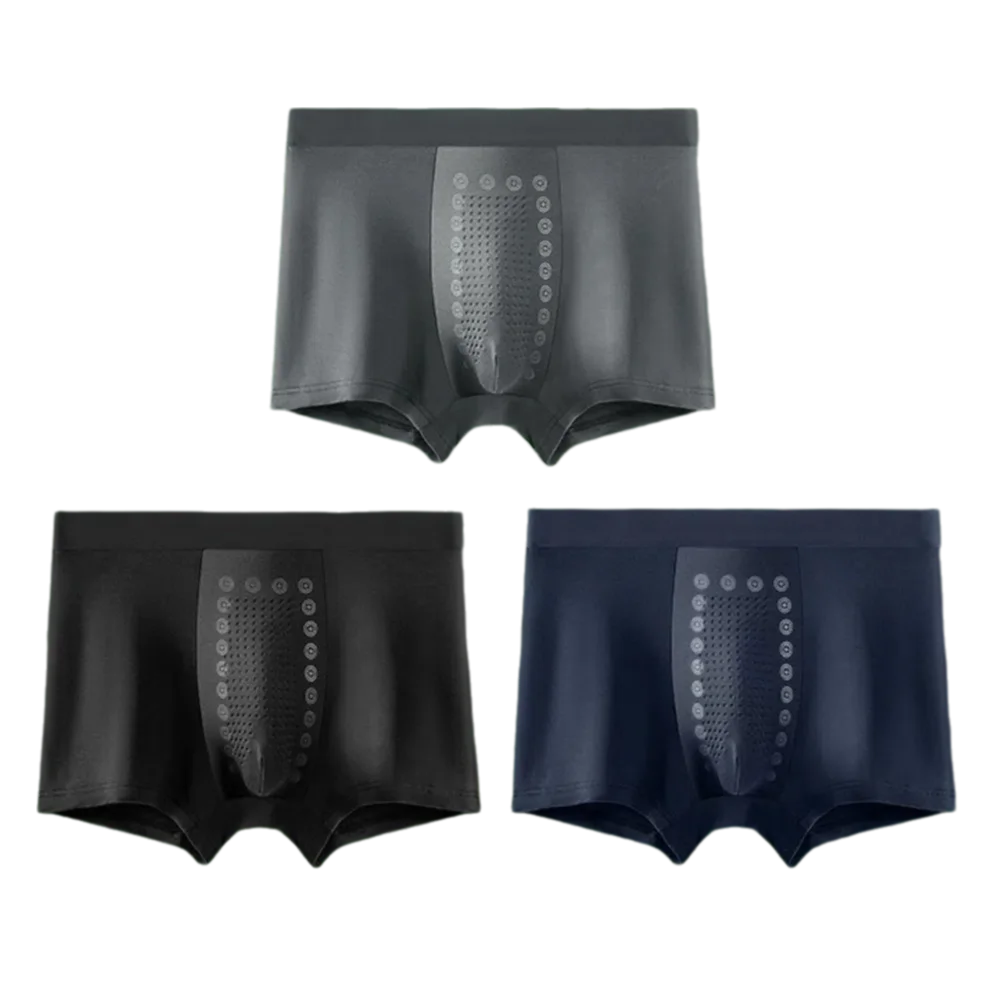 

3Pcs Fashion Modal Men Boxers Panties Breathable Seamless Boxer Shorts Underpants Lingerie Underwear for Men Daily