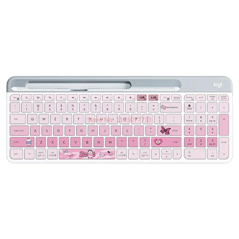 Imagem -05 - Teclado sem Fio e Mouse Grupo Bluetooth Bonito Duckyo Friend Series Doce Legal para Casa Escritório Laptop Logitech-k580