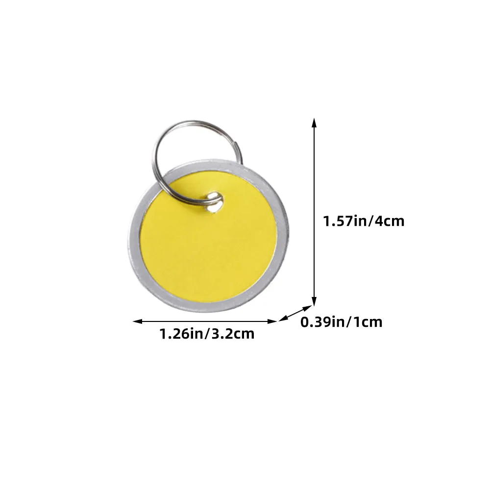 150Pcs Round Keymarks Colorful Label Tags Multi-Use for Keys Luggage Identifier Compact Portable Key Accessories