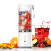 Factory Wholesale Portable 450ml Smoothie Blender Electric Juicer Extractor Cup Household Mixer for Outdoor Exercise USB for RV