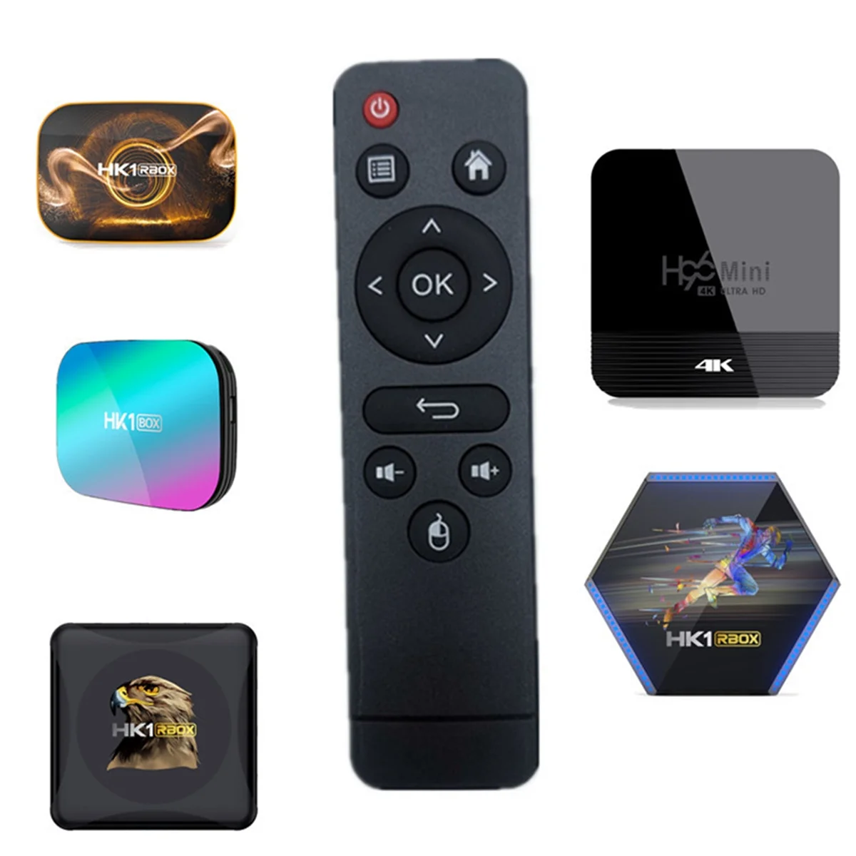 A97TRemote Control for H96 MAX 331/ Max X3 /MINI V8/ MAX H616 Smart TV Box Android 10/9.0 4K Media Player Top Box Controller