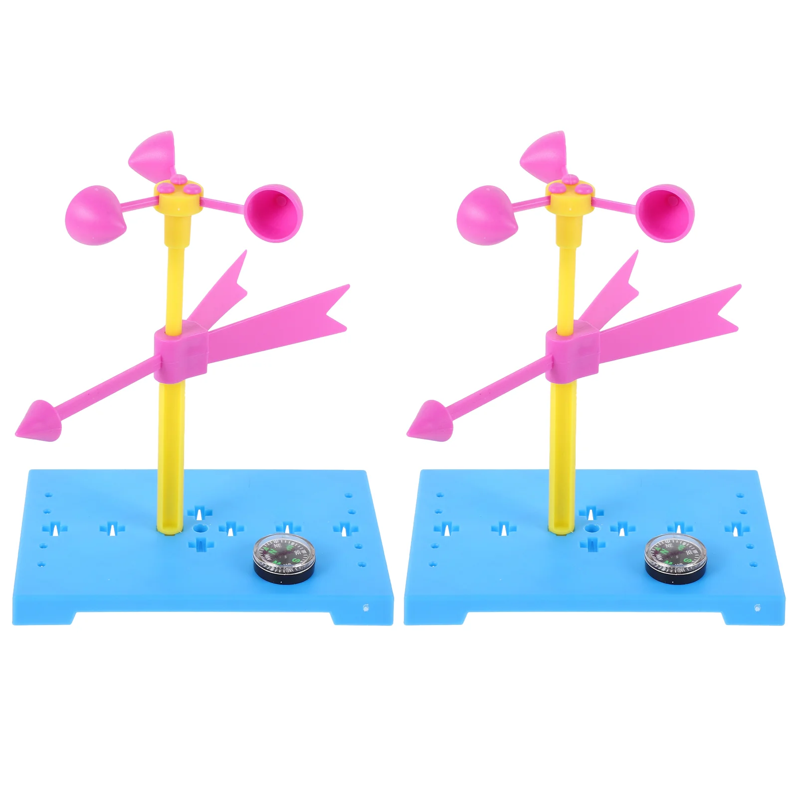 Lab Equipment Toys Wind Vane Childrens Educational Plaything Manual Plastic Science Experiment Pupils