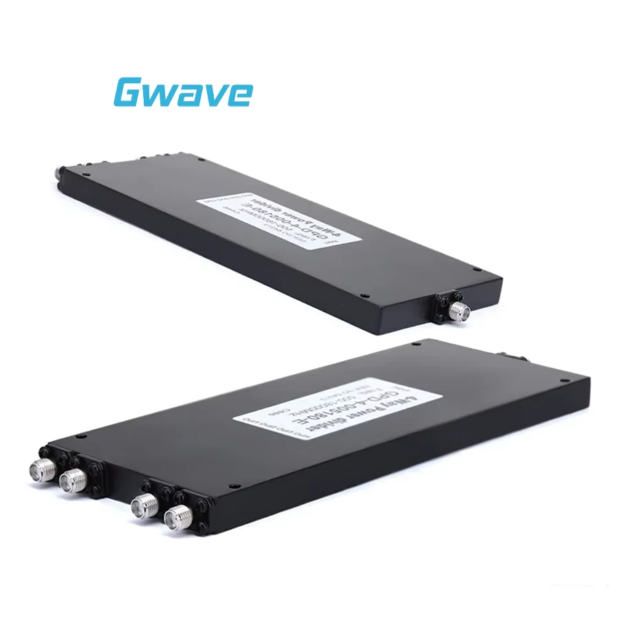 

Четырехканальный делитель мощности SMA для телекоммуникационных систем, от 0,5 ГГц до 18 ГГц, номинальная мощность 30 Вт