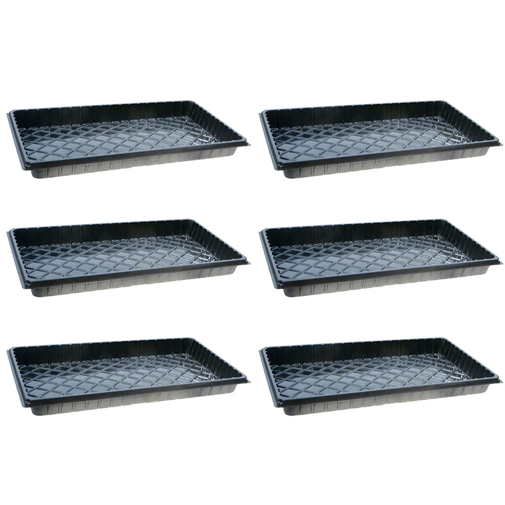 6Pcs Plant Germination Tray Growing Plate Plants Starter For Gardening Starting Systems Tray Garden Nursery Potted