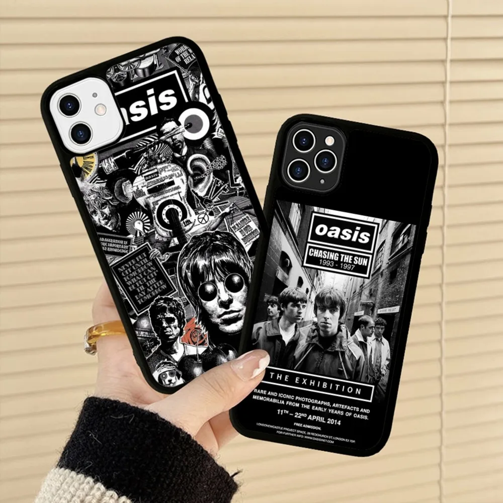 O-Oasis Band Phone Case Silicone PC+TPU For Samsung S10 20 30 22 23 24 Plus Lite Ultra Cover