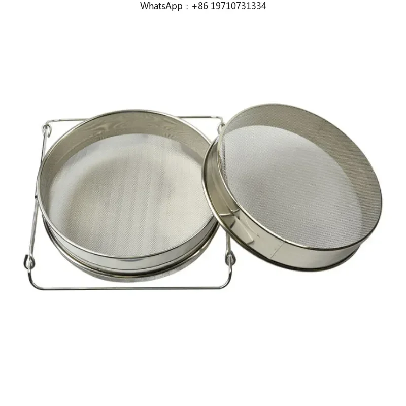 20 Pieces Stainless Steel Honey Strainer Double-Layer Filter Screen Juice Flour Fine Sieve Beekeeping Honey Filtering Tool