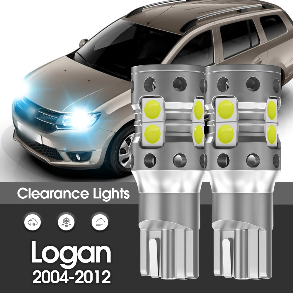 

Canbus LED Clearance Light Parking Lamp 2pcs Accessories For Dacia Logan 2004 2005 2006 2007 2008 2009 2010 2011 2012