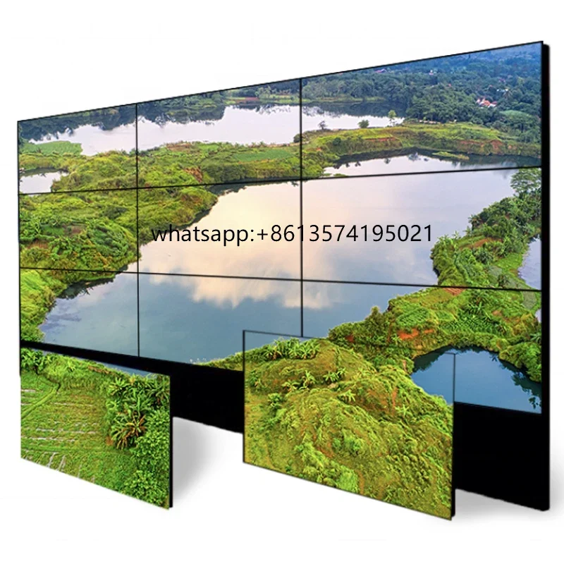 

T55 Inch Indoor Lcd Splicing Screen Bezel Seamless Lcd Video Wall Display Advertising Room LCD Display