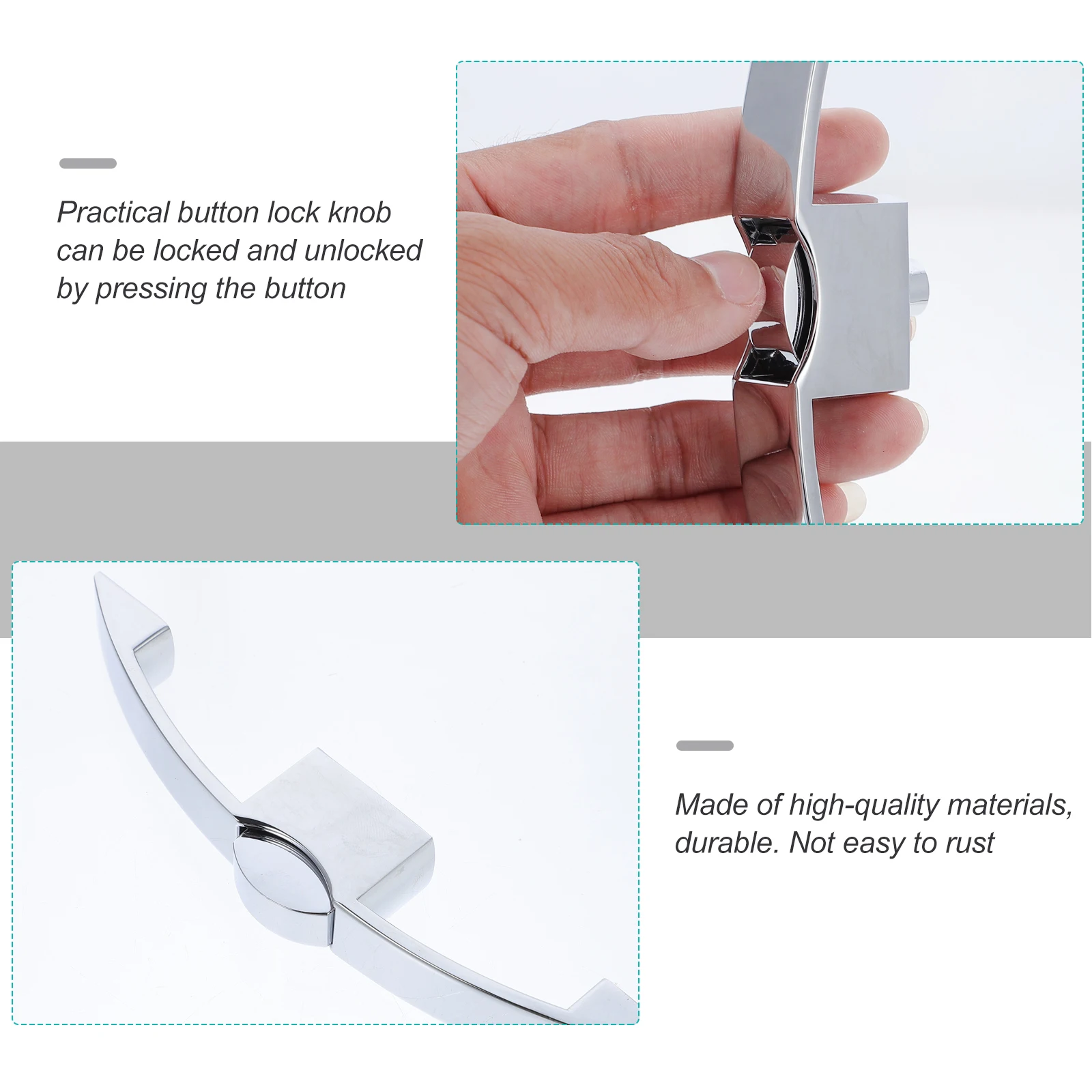 

1pc Button Cabinet Door Catch Lightweight Durable Rv Handle Lock Parts Zinc Alloy Drawer Wardrobe niture Boat Mobile Home