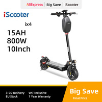 iScooter IX4 scooter electric 800W electric scooter for aldutos 10 INCH Off Road Tire Electric kick scooter