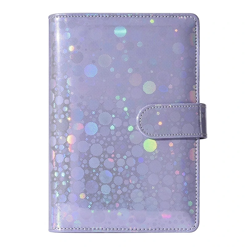 A6 Sliver Purple Money Budget Planner Binder Zipper Envelopes Cash Envelopes For Budgeting Money Organizer For Budget Binder