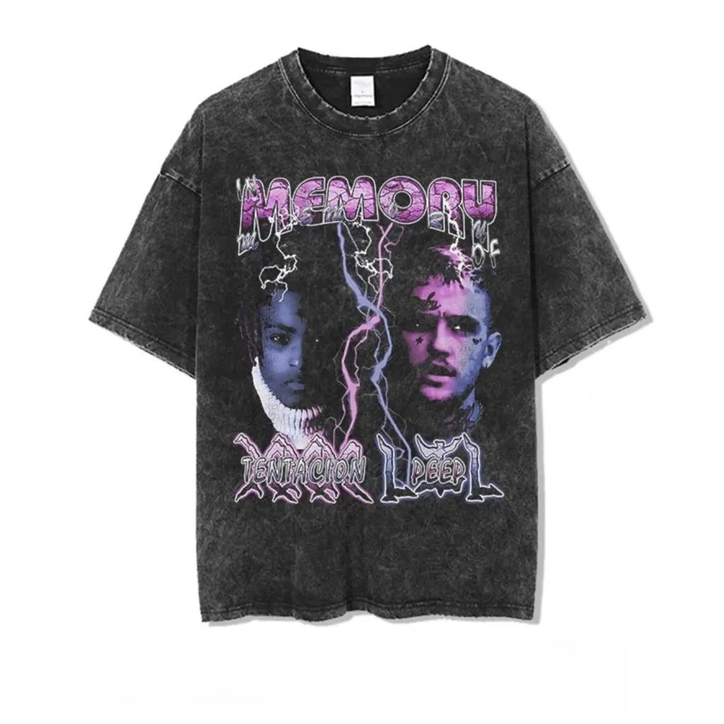 أنماط The Rapper Print القابلة للغسل للرجال والنساء مناسبة للرجال والنساء فضفاضة وعصرية ومريحة وقابلة للتنفس #5