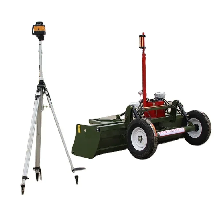 High Efficiency Agricultural Laser Level Guide Grader Machine