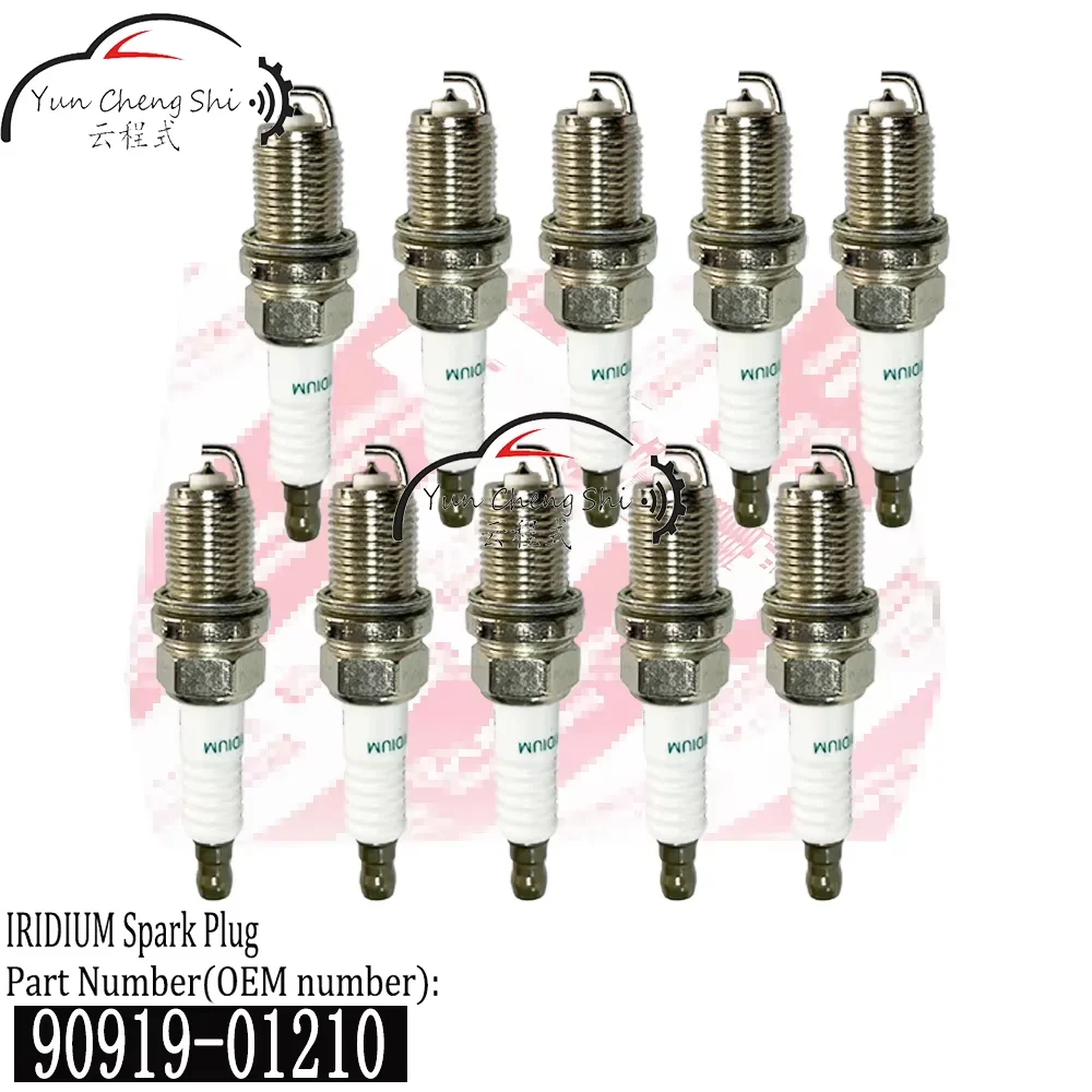

90919-01210 SK20R11 3297 brand-New 10PCS Iridium Spark PlugsFor Toyota Camry Lexus Avalon Corolla