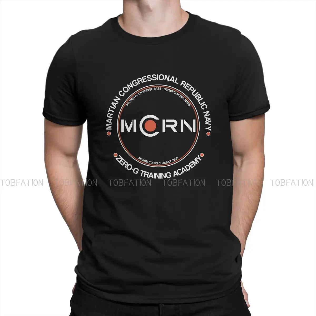 TV Play The Expanse MCRN Mars Marine Zero G Training Academy Original Tshirt Graphic Men Tops Vintage Cotton Harajuku T Shirt