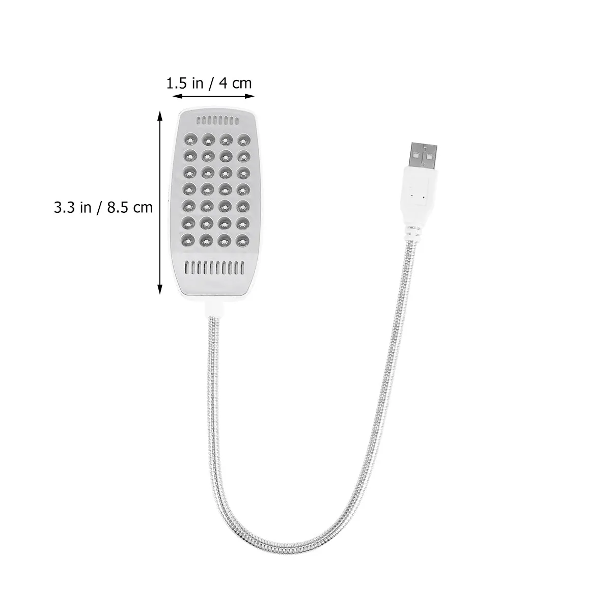 USB Computer Light 28 LED Bright Reading Lamp Flexible Gooseneck USB Charged Eye Protection Laptop Light Energy Saving