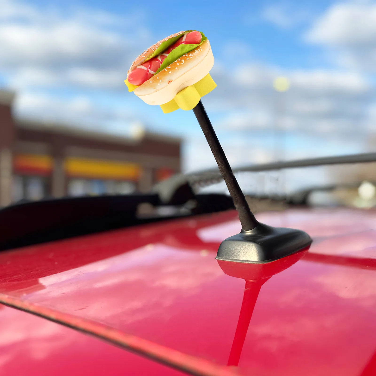 

Автомобильная антенна, топпер, декоративный бургер, украшение на крышу для внедорожника, грузовика, внешний декор автомобиля, украшение автомобиля, антенна