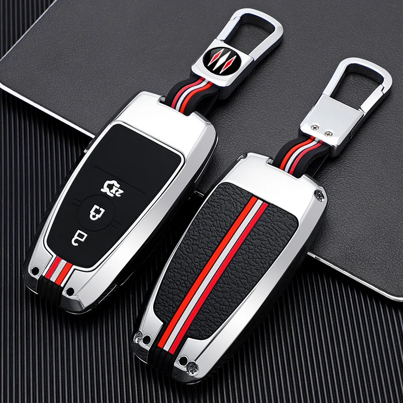 

Автомобильный металлический чехол для ключа, чехол для Ford Edge Fusion Mustang Explorer F150 F250 F350, защитный держатель Ecosport, аксессуары