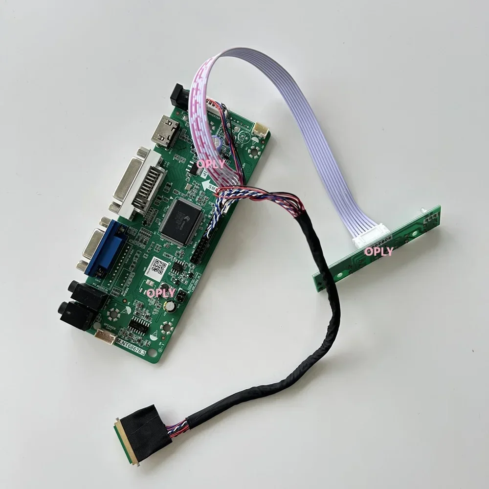 Controller board HDMI-compatible DVI VGA for LTN141BT09 LTN141BT05 1440X900 LCD panel screen 14.1