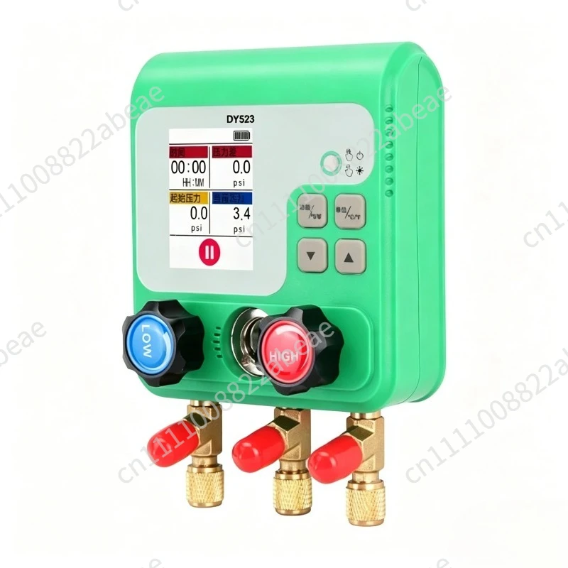 DY523 Automotive Air Conditioning Vacuum Pressure Gauge, Air Conditioning Temperature Tester, Valve Tools