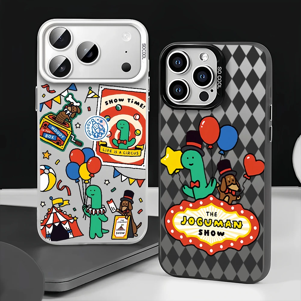 Cartoon J-Joguman Studio Cute For Samsung Galaxy S23 S24 S25 5G S26 Ultra Plus Fe Laser Cover IMD Case