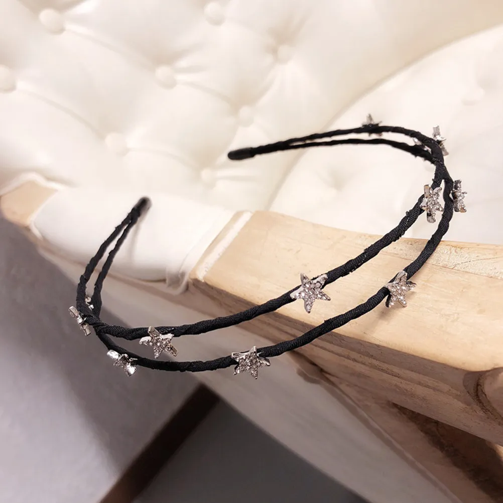 Elegant Rhinestone Hair Hoop with Sparkle Brightness Premium Workmanship for Women Prom Party Wedding Church Dancing Picnic