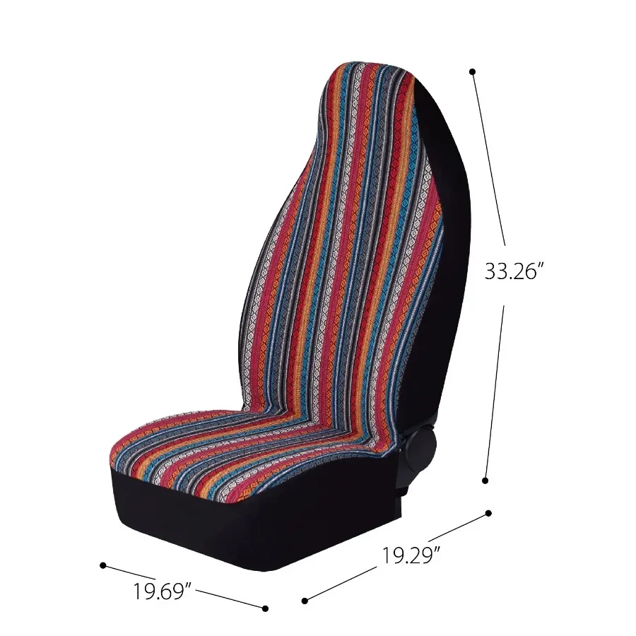 

Чехол на сиденье из 2 предметов — универсальная посадка, собранный продукт, совместимость с подушкой безопасности