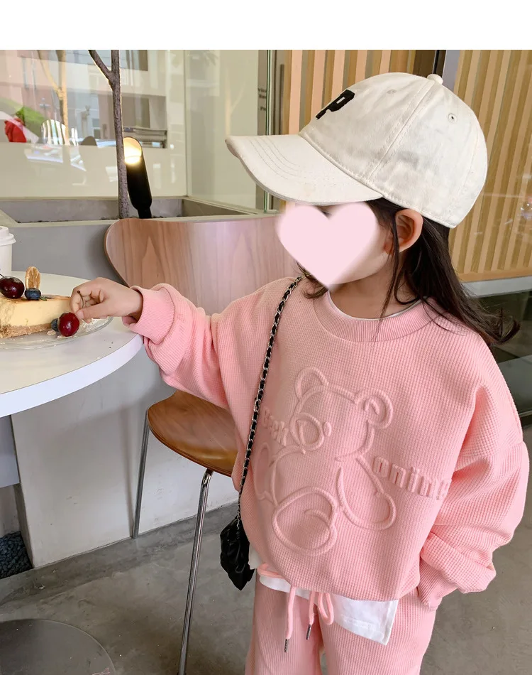 2026 Frühling Kinderkleidung Rundhals-Langarm-Pullover für Jungen und Mädchen Trendige Baby-Mode Kinderbekleidung 2-teilig – Detail 22