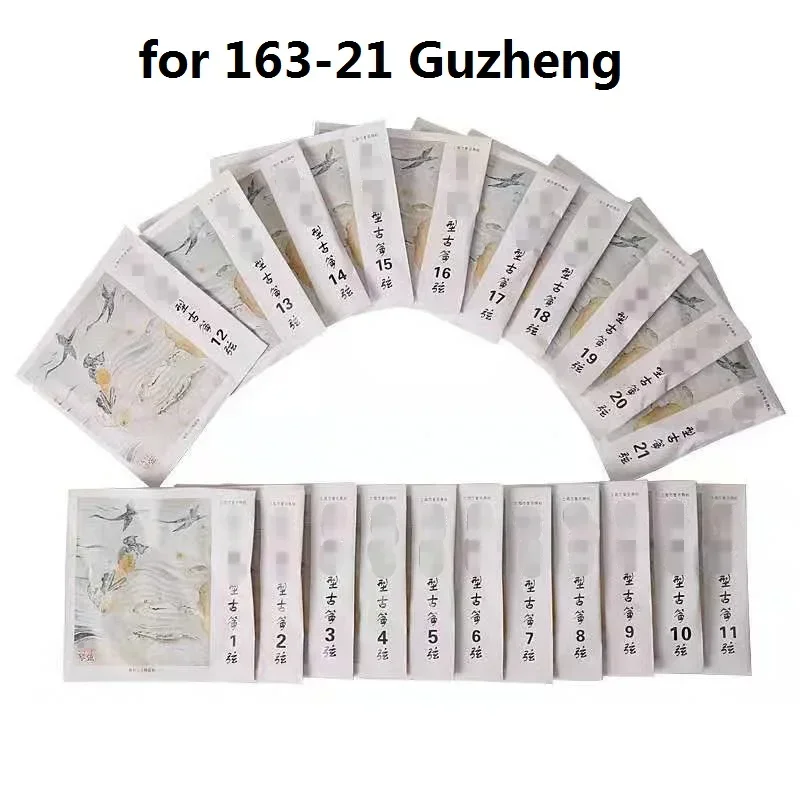 

1 - 21 Zither Strings Full Set 21pcs Guzheng Strings Chinese Musical Instruments Accessories