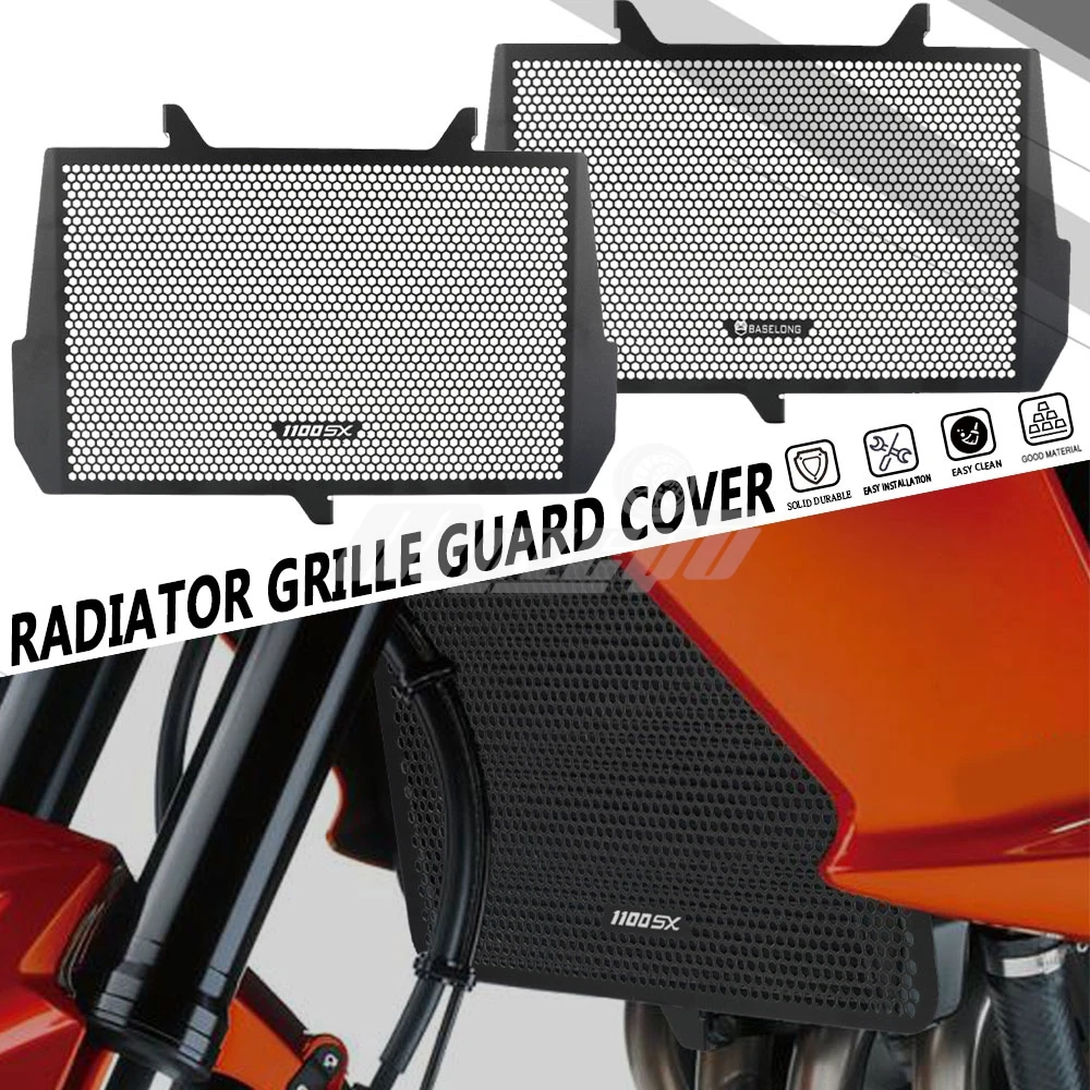 

2025 2026 2027 FOR KAWASAKI NINJA 1100SX Motorcycle Accessories Aluminum Radiator Grille Guard Oil Cooler Grill Protector Covers