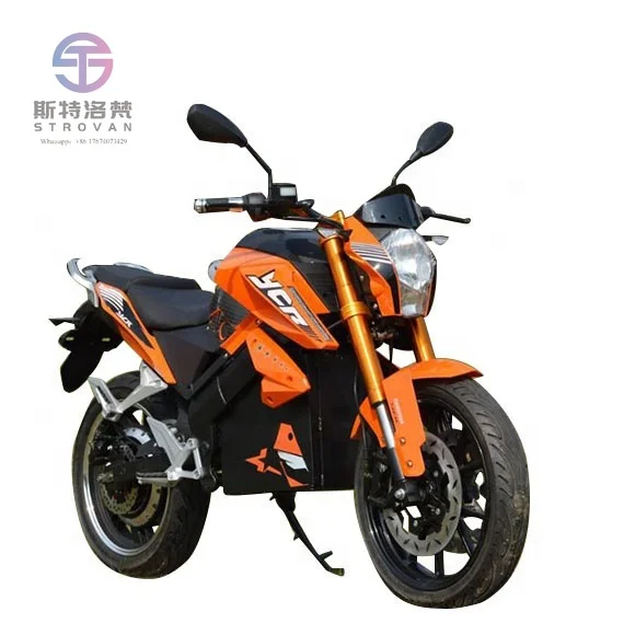 8000W Electric Roadster Motorcycle for Adults High-Speed Super Power Racing with 72V Brushless Motor New Condition
