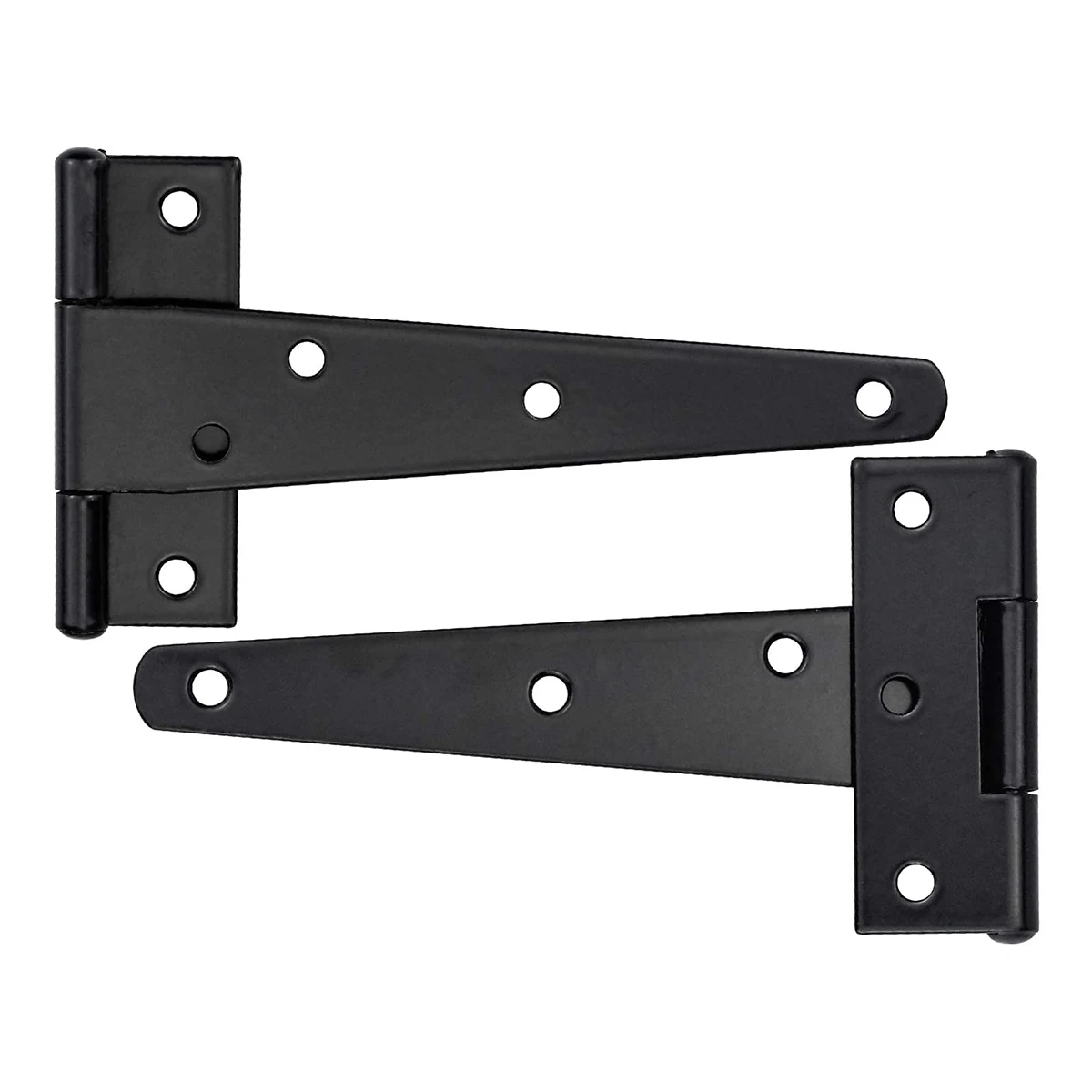 6-pack heavy-duty tee-scharnier, 150 mm 6 inch T-scharnier metalen riem tee-scharnier met schroeven voor schuurdeuren, tuinpoort-AA26