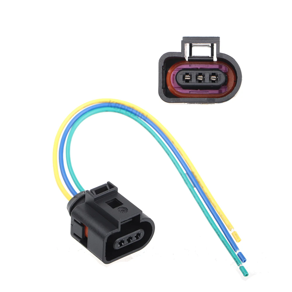 2x For VW Golf Audi Car Sensor Socket Plug Light Wiring Harness Accessories