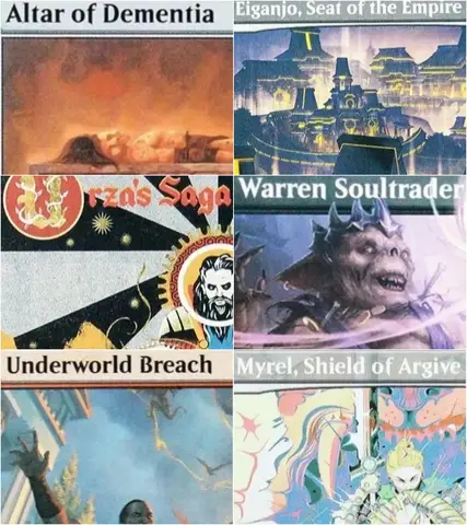 "Urza's Saga, Myrel Shield of Argive, Phyrexian Altar" TCG Proxy Cards Top Quality Board Playing Trading Cards