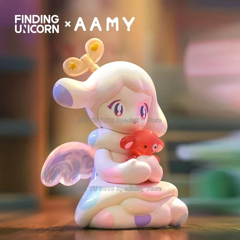 Finding Unicorn AAMY Clockwork Toy City Series Blind Box Cute Anime Figure Trendy Toy Model Collection Birthday Gifts Kid Toys