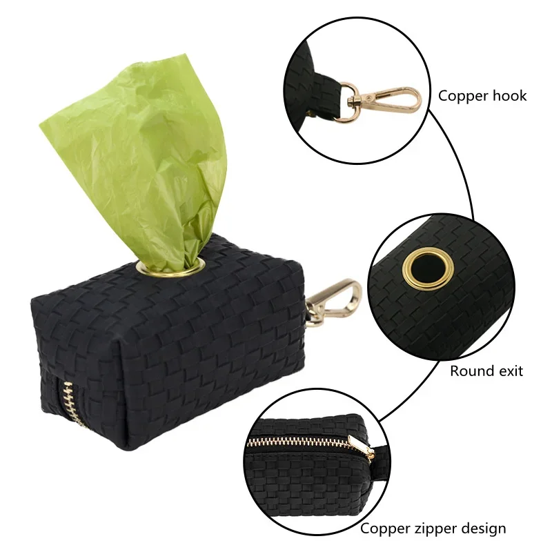 Fashion Dog Poop Bag Dispenser Dog Waste Bag Holder Pet Poop Pick Up Bags Organizer Garbage Bag Dispenser Pet Supplies Perritos