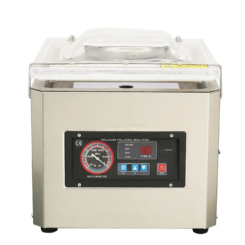 DZ-300 single chamber vacuum packaging machine, cooked food vacuum sealing machine, food vacuum packaging machine