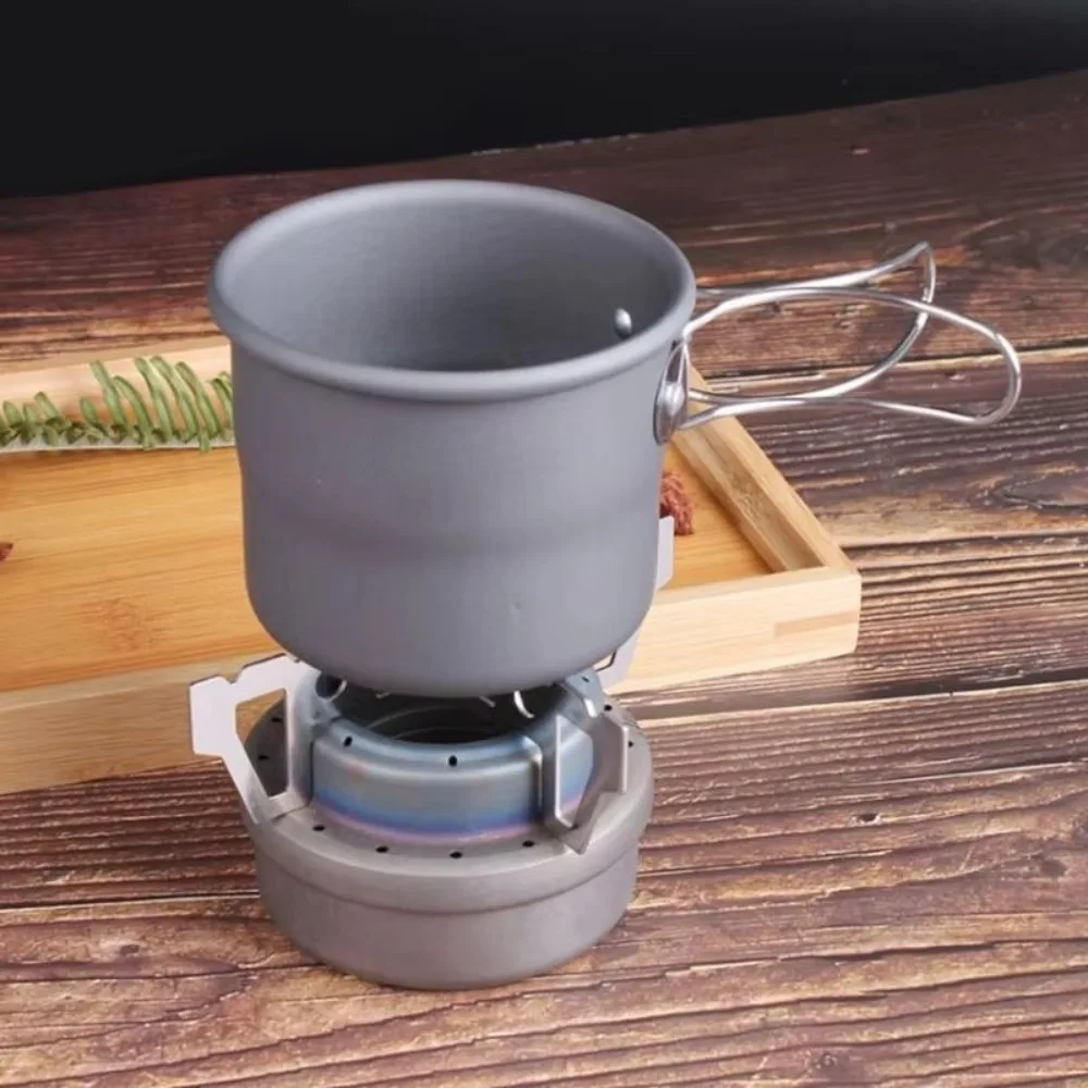 Universal Stainless Steel Alcohol Stove Rack Folding Ultralight Stove Cross Rack Portable Stove Cross Stand Picnic Cookware view 4