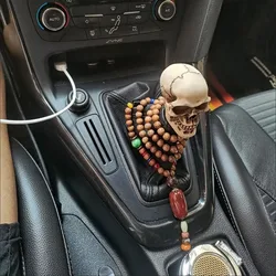 Skull Gear Shift Knob Universal Manual Transmission Shifter Lever JDM Skull Head Shape Sport Shift Knob 8CM Car Accessories